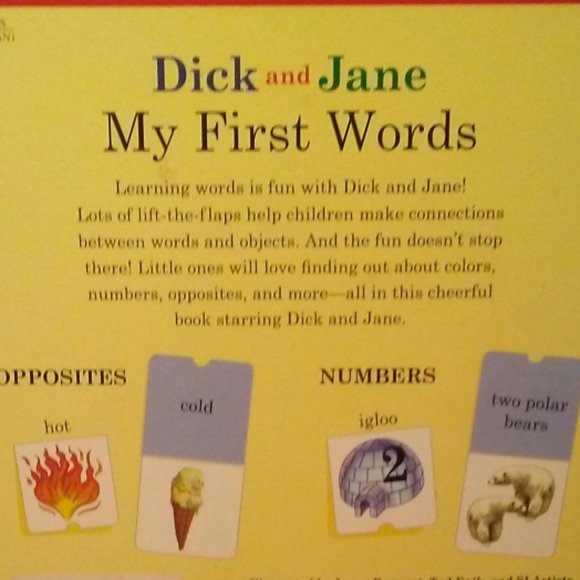 Dick and Jane - My First Words book - Picture 3 of 5